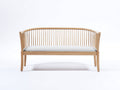 Panche da giardino - Legno-Tessuto - 150 x 65 x 85 cm - Marrone naturale-Grigio chiaro - Stile nordico