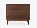 Cassettiera - legno di noce - 92 x 44 x 88 cm - noce - stile moderno di metà secolo